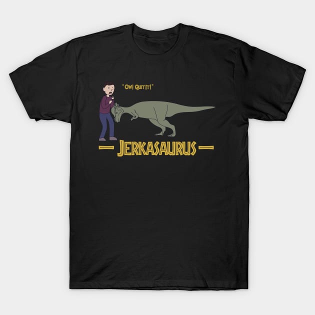 Jerkasaurus T-Shirt by Dirty Nerdy